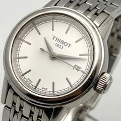 稼働/新品電池】TISSOT ティソ ラウンド ドレス メンズ腕時計 シルバー