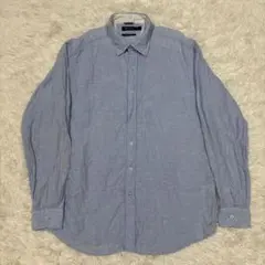 NAUTICA リネン100% 長袖シャツ ライトブルー XLのサムネイル