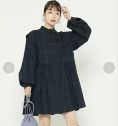 FREAK'S STORE バルーンスリーブミニワンピース