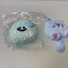 スクイーズ ブルー マスコット付き