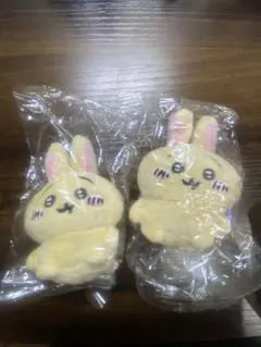 ちいかわ うさぎ ガチャガチャぬいぐるみ 2個セットのサムネイル