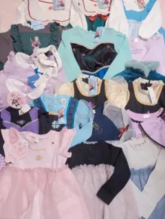 ディズニープリンセス ドレスワンピース まとめ売り大量 お姫様可愛い系 リトシー