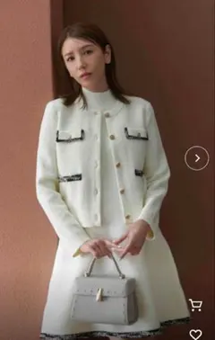 セルフォード　トリムミニニットワンピースセット