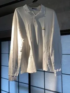 Dior ディオール　白 コットン 長袖 ポロシャツ