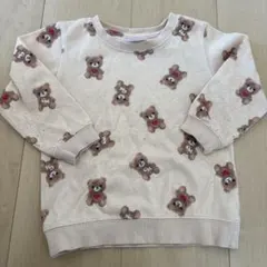 CECIL McBEE くま柄 トレーナー 80cm