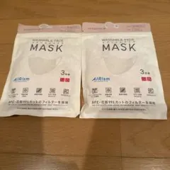 UNIQLO AIRism マスク ベージュ Mサイズ 2個セット