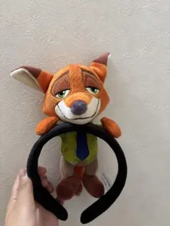 ニック・ワイルド ぬいぐるみカチューシャ　ズートピア