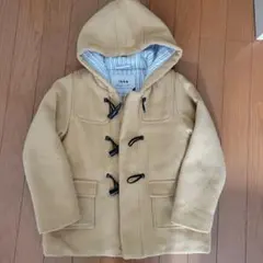 ikka フード付きダッフルコート ベージュ120