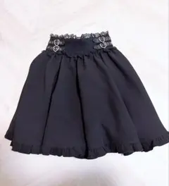ROJITA ゆあてゃ ハートバックルスカート ブラック　地雷系　Fサイズ