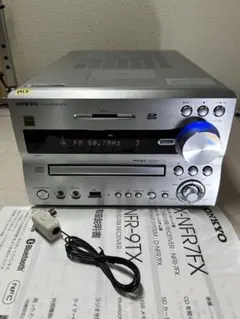 【美品】ONKYO D-NFR9TX スピーカー　シリアル同番　ケーブル付属 美品】ONKYO D-NFR9TX スピーカー シリアル同番 ケーブル付属