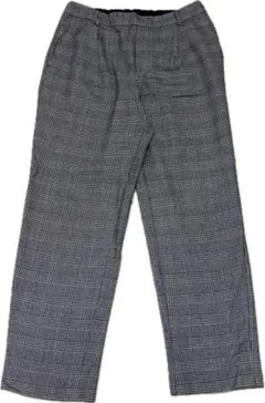 GU ジーユー　スラックス　ティーバード　パンツ　チェック　XLサイズ