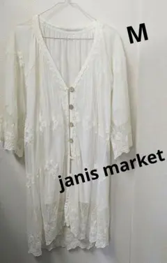 janis market　レースロングカーディガン/チュニック　Мのサムネイル