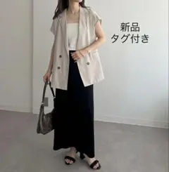 リネンライクフレンチシャツジャケット ライトグレー