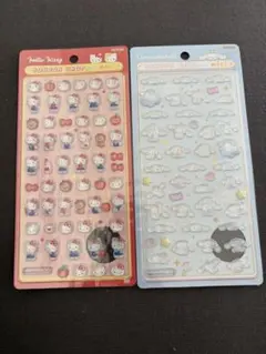 【正規品】　セット売り　ボンボンドロップシールミニ　キティーちゃん　シナモロール