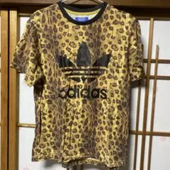 adidas アディダス オリジナルス レオパード ヒョウ柄半袖TシャツSサイズ