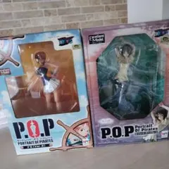 ワンピース P.O.P ナミ Ver.2 たしぎ フィギュアセット - メルカリ