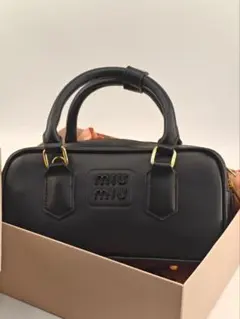 MIU MIU マテラッセ ミニボストンバッグ ブラック美品 お値下げしました！