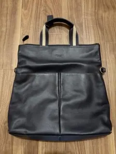 希少美品 COACH 2wayトートバッグ チャールズ フォルドオーバー