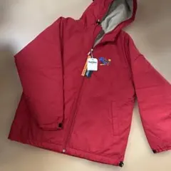 Miki House フード付きジャケット レッド