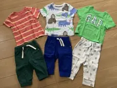 baby gap 半袖Tシャツ パンツ まとめ売り 6点セット