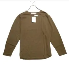 【未使用】La Pensee(ラパンセ)のチョコレート色の長袖Tシャツ M
