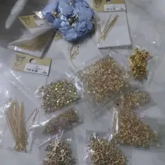 ハンドメイド資材まとめ売り、金属パーツなど