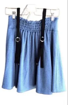 #スカートLowerys Farm ブルー フレアスカート　サイズ　F