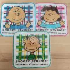 ニッセイ スヌーピーミニタオル 新品 3枚セット