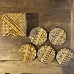 箱根寄木細工　角皿　5枚　未使用品 箱根寄木細工 角皿 5枚 未使用品 - メルカリ