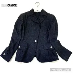 美品　NARA CAMICIE ダークグレー テーラードジャケット　ウールのサムネイル
