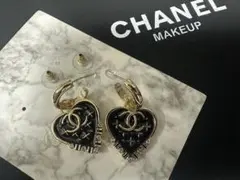 CHANEL ハート型フープピアス　ノベルティ