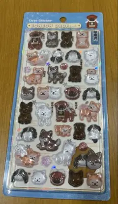 【正規品】新作　ボンボンドロップシール　和柄　和犬