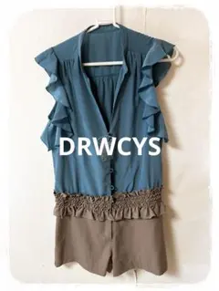 ☘️T18382☘️DRWCYS ノースリーブ オールインワン 1