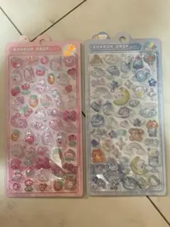 ボンボンドロップ シール セット 2枚 ももいろボンボン わんわんボンボン
