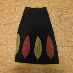 PLEATS PLEASE イッセイミヤケ リーフ柄 美品のサムネイル