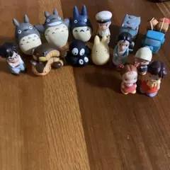 となりのトトロ　指人形　レア　14個セット　宮崎駿　ジブリ　ネコバス　中トトロ