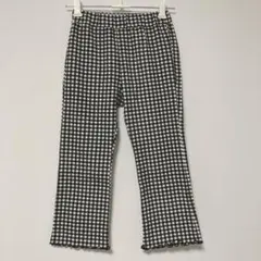 アプレレクール 130センチ 8分丈 ギンガムチェック　ストレッチパンツ