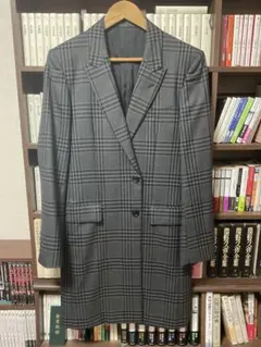 【極美品】サリバン チェスターコート【36(44)/チェック】