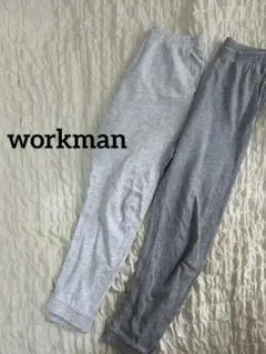 workman ワークマン グレー ライトグレー スウェットパンツ S M