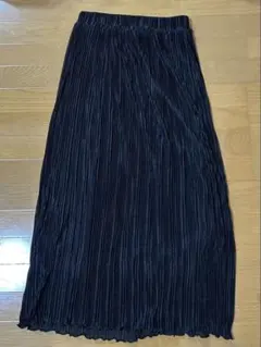 classical elf ランダムプリーツ裾メロウシャイニーシアースカート