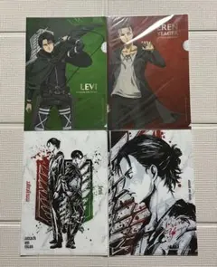 進撃の巨人 エレンリヴァイ　クリアファイル