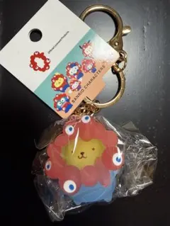 ミャクミャクサンリオ 立体クリアマスコットキーホルダー　ポムポムプリン