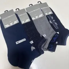 595 エンポリオ　アルマーニ　靴下　スニーカーソックス　ブランド　メンズ　紳士のサムネイル