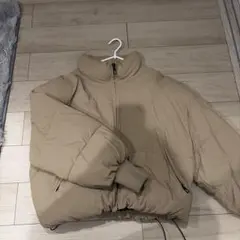 ZARA ベージュ ダウンジャケット