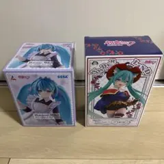 初音ミク　フィギュア　2点