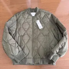 GU rokuキルティングジャケット M オリーブ