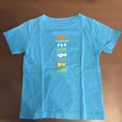 mont-bell キッズ Tシャツ 120cm ライトブルーのサムネイル