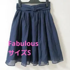 Fabulous　フレアスカート ウエストリボン付き　サイズS　最終価格のサムネイル