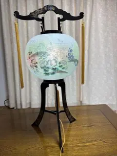 본 랜턴 홀더, 국화 패턴, 마키에 스타일 스탠드