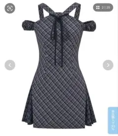 ワンピース Andwang refined check ribbon set black andwang REFINED CHECK RIBBON SET - メルカリ
